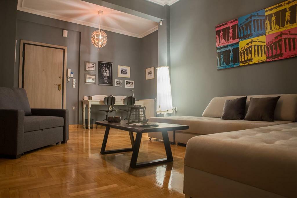 Modern & Stylish Apt At The Heart Of Athen Exterior foto