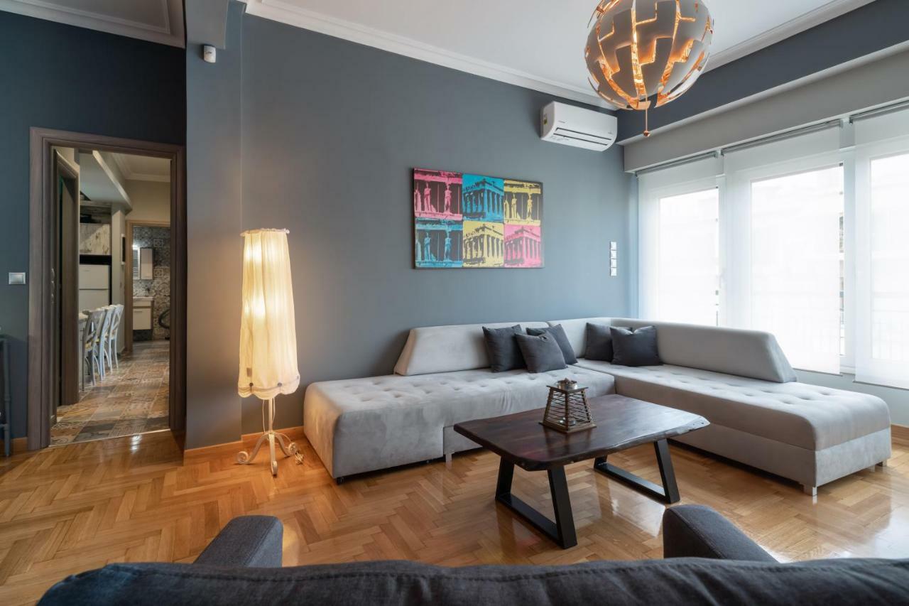 Modern & Stylish Apt At The Heart Of Athen Exterior foto